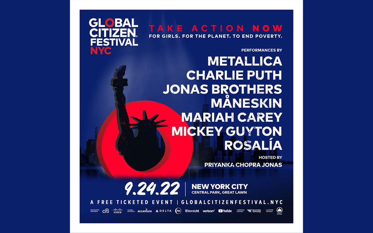 Global Citizen Festival in Central Park