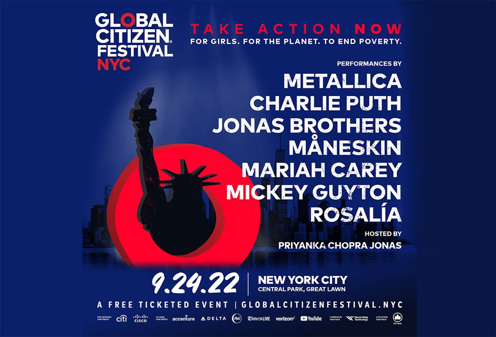 Global Citizen Festival 2022 in Central Park