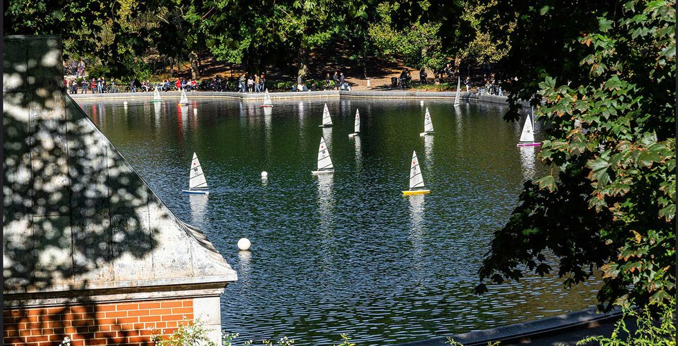 Model Sail Boats on Conservatory Water