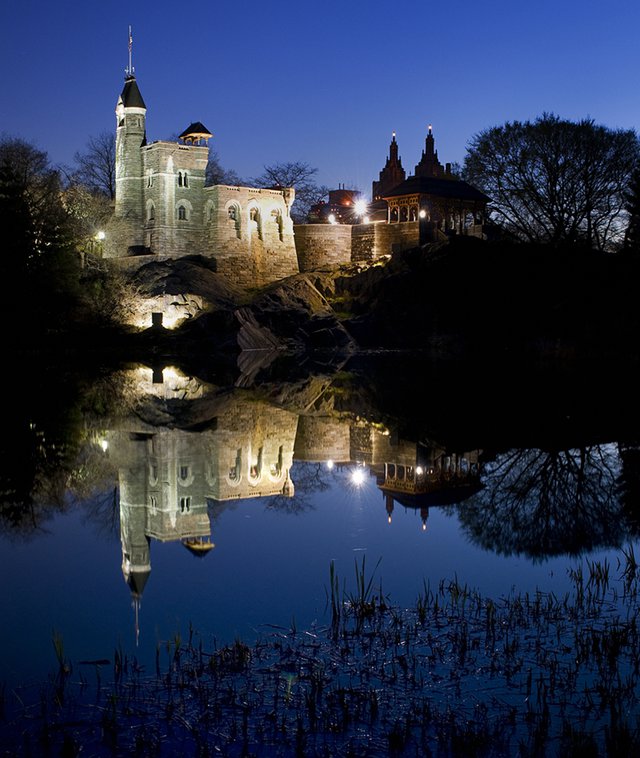 Belvedere Castle at Night