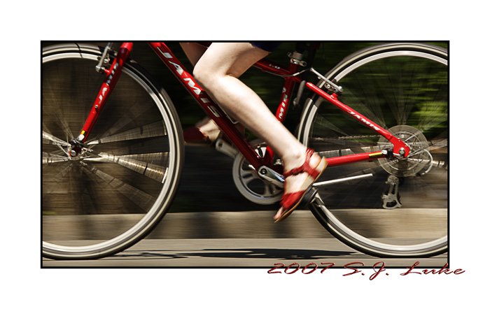 Red Shoes, Red Bike