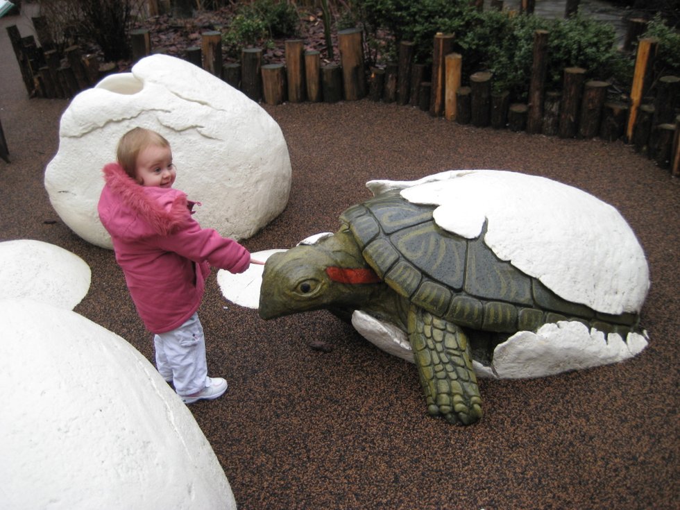 "It's bigger than me, nana, and it's friendly"