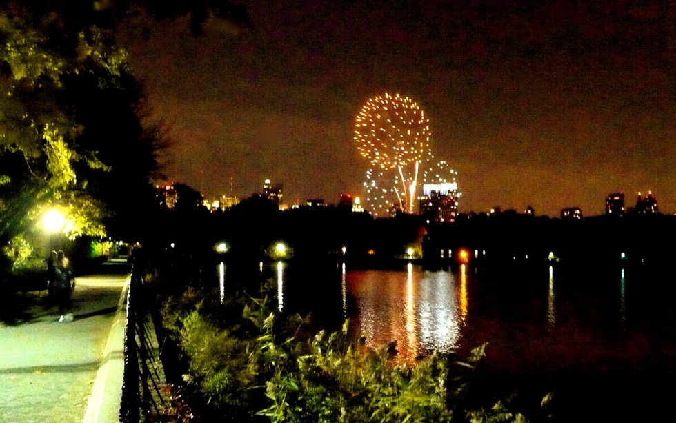 Marathon Eve Fireworks