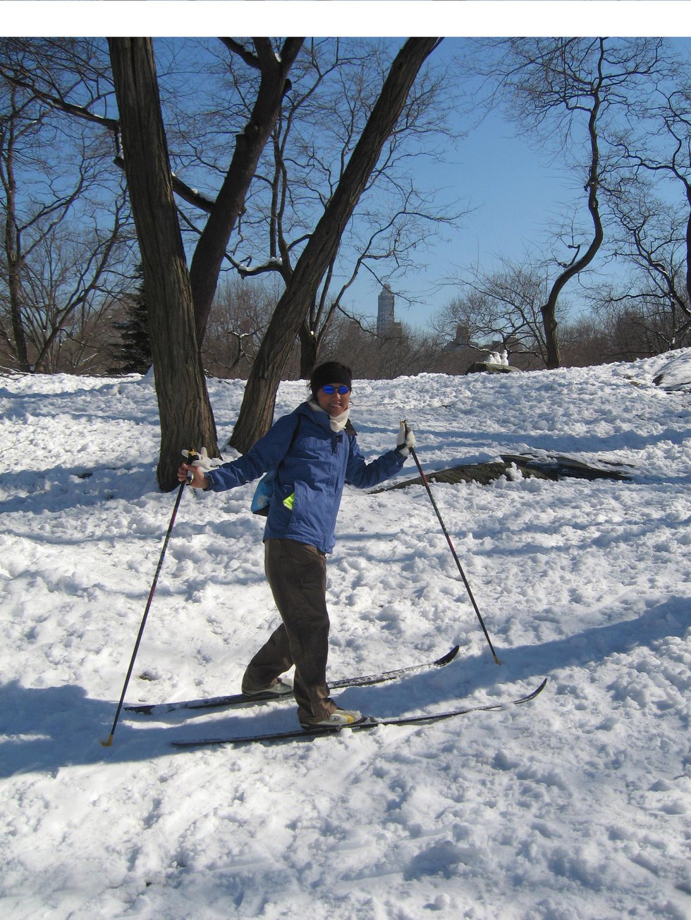 Cross Country Skiing at Central Park