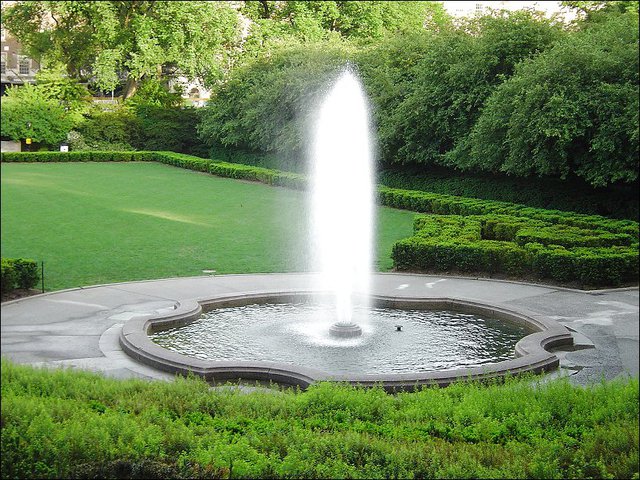 Fountain in Conservatory Garden