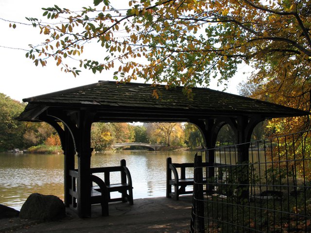 The Lake with Bow Bridge