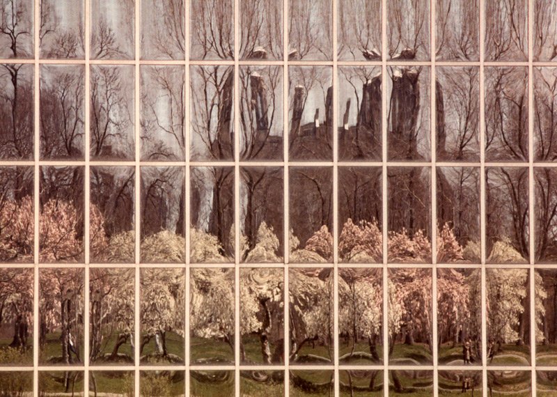 Spring reflection in Metropolitan Museum