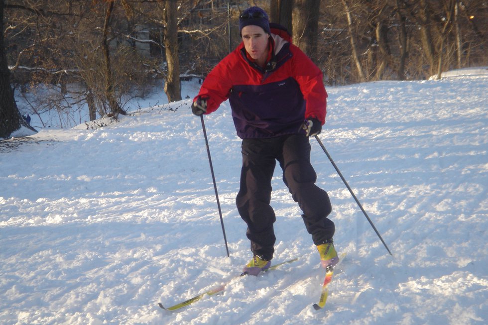 Skiing in the Park
