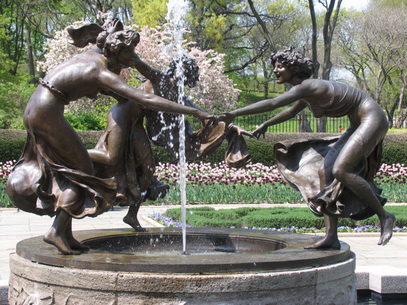 Dancing Girls of the Conservatory Gardens