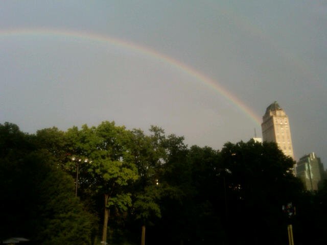 over the rainbow in central park