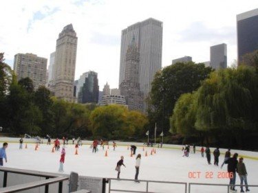 Ice skating