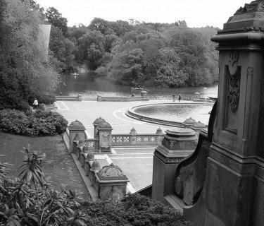 Haunting view of the fountain