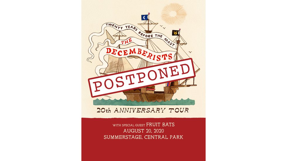 Decemberists Postponed