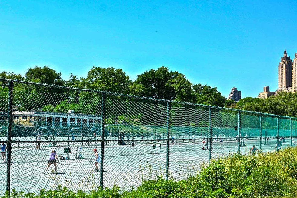 Tennis in Central Park