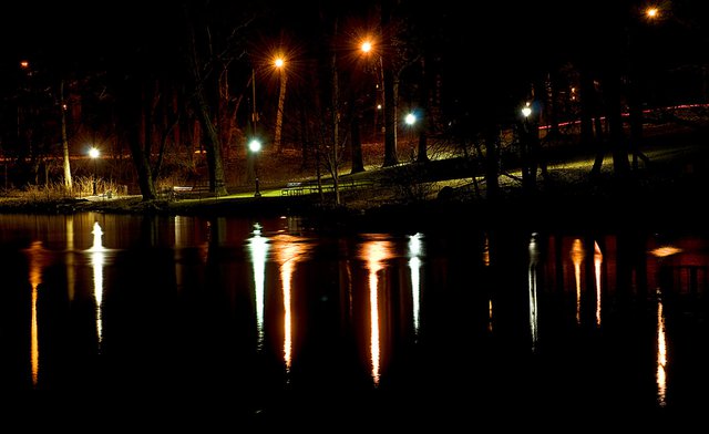 The Pool at Night
